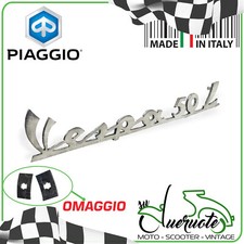 TARGHETTA POSTERIORE SCRITTA