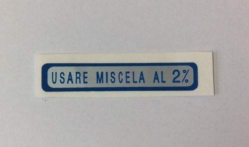 Blue sticker mixture vespa - sticker,