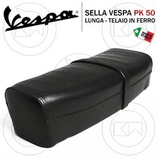 SELLA LUNGA NERA VESPA PK 50 S